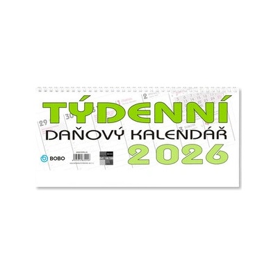 Daňový kalendár stolný 2026