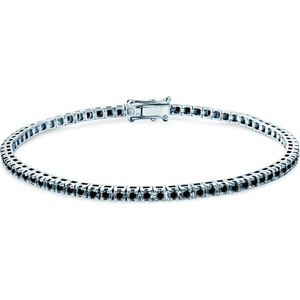 SAVICKI Тенис гривна Luminy 2, 3 мм: бяло злато, черни диаманти - savicki - 9 640,29 лв