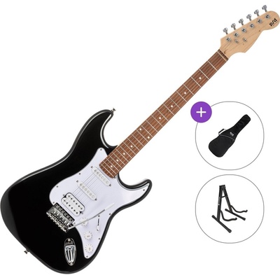 PSD Guitars STC-100-HSS Basic SET Black Електрическа китара