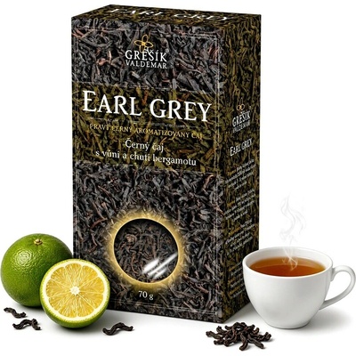 Grešík Černý čaj Earl Grey syp. 70 g