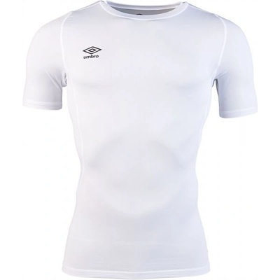 Umbro CORE SS CREW BASELAYER Bílá Černá pánské sportovní triko