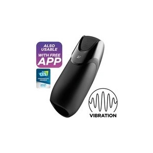 Satisfyer Men Vibration+ Connect App Black (P24091)
