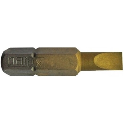 Bit plochý TiN 10 ks v krabičce 4 x 30 mm