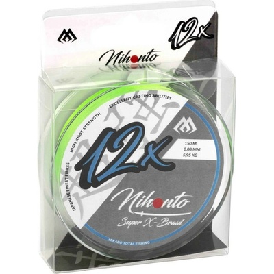 Mikado Nihonto Super X-Braid Fluo 150m 0,14mm/10,95kg – Zboží Mobilmania