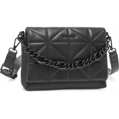 extravagantná crossbody kabelka "Chain" Čierna