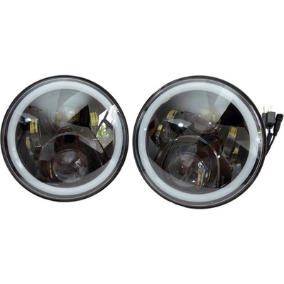 Súprava 7" LED svetlometov, RGB, Jeep Wrangler JK, TJ, CJ's, serie 9100