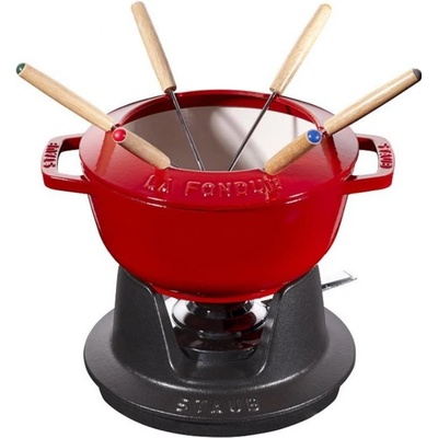 STAUB fondue set, višeň 20 cm 2,3 l