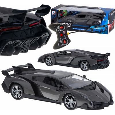 KIK KX4750 RC Racing Model auto na diaľkové ovládanie čierne 1:12