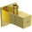 Mexen S ъглов кран за батерия 1/2"x3/8", златен - 79971-50 (79971-50)