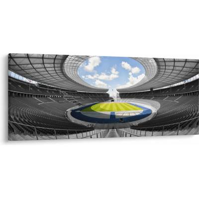Obraz - fotbalový stadion, jednodílný 120x50 cm