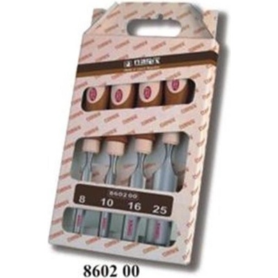Narex Bystřice 860200 - Sada dlát dutých 4-dílná 8-25mm, Bi-plast rukojeť, TWIN PL