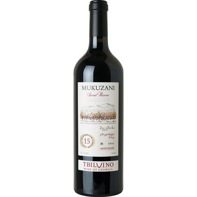 Tbilvino Mukuzani Special Reserve 2021 Červené 14,5% 0,75 l (holá láhev)