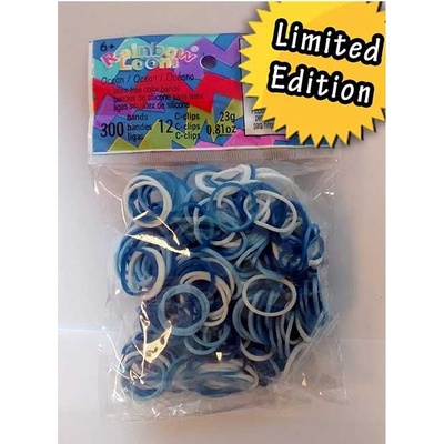 Rainbow loom originálne gumičky oceán mix 300 kusov