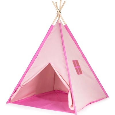 Eco toys detský stan teepee ružový