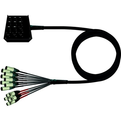 8/4 Stagebox s bičem-rozpletem, Neutrik - 10 m