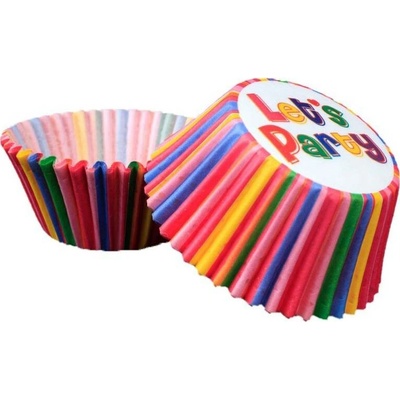 Cakesicq Cukrářský košíček barevné lets party 50x30mm 1000ks