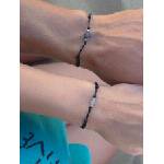Kathryn' s Bracelets Гривни за Двама със Златни Топчета и Лабрадорит