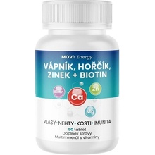 MOVit Vápník-Hořčík-Zinek + Biotin 90 tablet