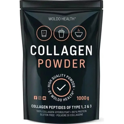 WoldoHealth Kolagen hovězí prášek 1 kg