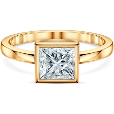 SAVICKI Годежен пръстен Pure: злато, лабораторен диамант с шлифовка "принцеса