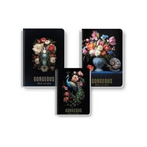 Black and White Тетрадка със спирала Gorgous А4 60л на редове