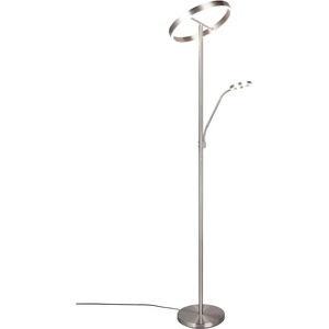 TRIO LED подова лампа в сребристо (височина 180 cm) Willis - Trio (449510207)