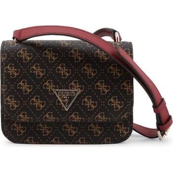 Guess Noelle 4G лого текстилна чанта през рамо кафява hwql78 79780 185 x 145 x 7 см за жени