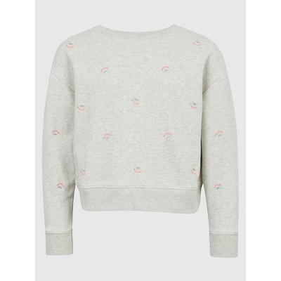 GAP 761608-00 dětská mikina s duhou šedá
