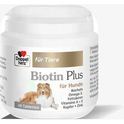 Doppelherz Biotin Plus pro psy 60 tablet 90 g
