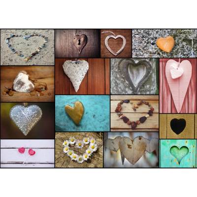 Grafika - Puzzle Collages: Love - 1 000 piese