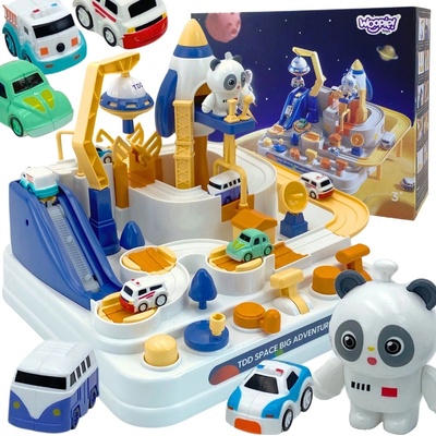 Woopie Interaktivní autodráha Space Adventure Panda