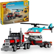 LEGO® Creator 31146 Náklaďák s plošinou a vrtulníkem
