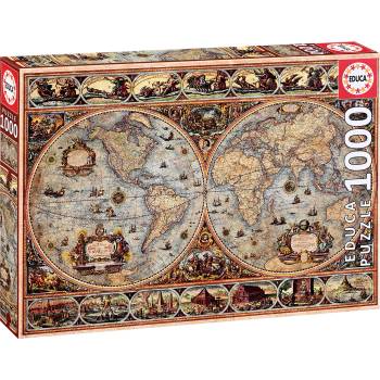 Educa Пъзел Educa от 1000 части - Светът (EDU20173)