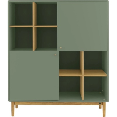Tom Tailor for Tenzo Color Living Zelená knihovna 118x138 cm
