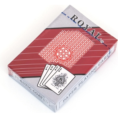 Royal Poker Hrací kartyBridge červené