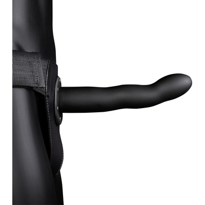 Ouch! Curved Hollow Strap-on 8" 20cm Black