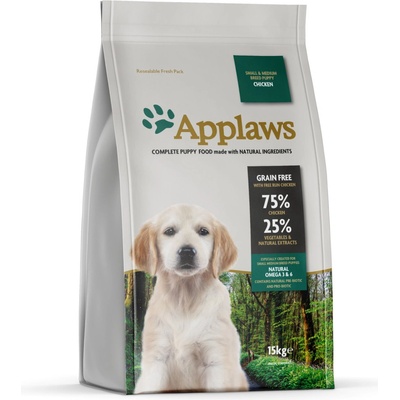 Applaws Puppy Small & Medium Breed Chicken 15 kg