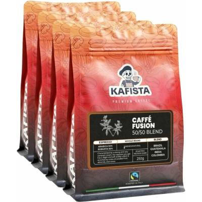 Kafista Café Fusion 50/50 Espresso zrnková 4 x 250 g