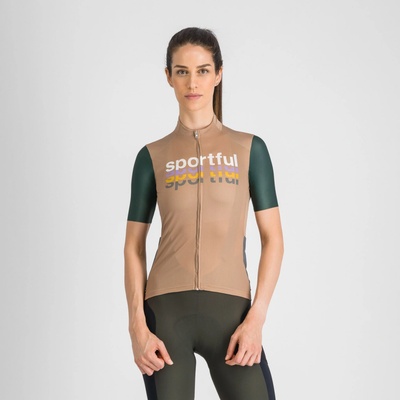 Sportful SUPERGIARA LOGO 2 dres desert sand dámsky