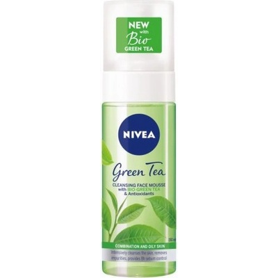 Nivea Green Tea Cleansing Face Mousse - Измиваща пяна 150мл