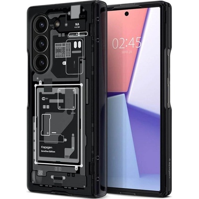 Spigen Хибриден Калъф с Предпазител за Samsung Z Fold 6, Spigen Zero One Ultra Hybrid Pro Case, Черен (ACS08282)