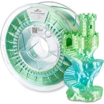 Spectrum 81018 3D филамент, PLA копринена дъга, 1, 75 мм, 1000g, океански меланж (81018)