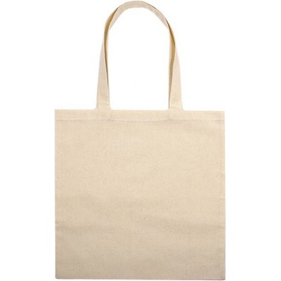 Prima-obchod Textilní taška bavlněná k domalování / dozdobení 34x39 cm barva 1 režná světlá