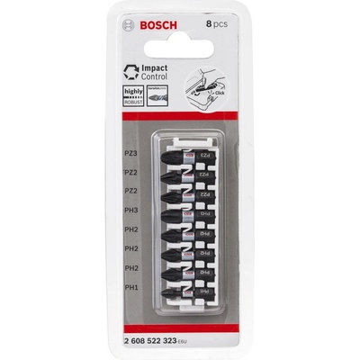 Bosch УДАРНИ БИТОВЕ ph/pz 8 БРОЯ 25 mm bosch impact control (3165140851138)
