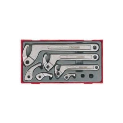 Teng Tools hákových klíčů 19-120mm trny 4-8mm 8ks TT 102120102