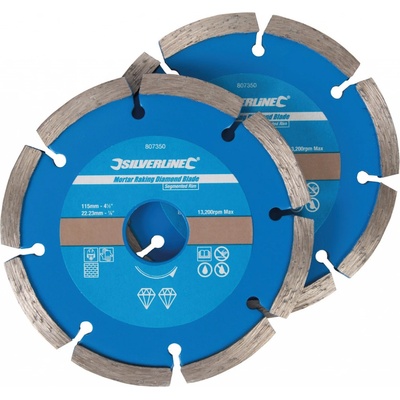 Silverline Kotouč 115 × 22,2 mm 807350 2 ks