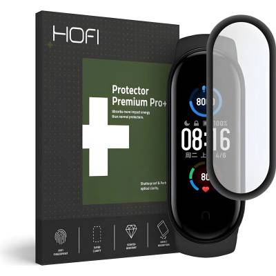 HOFI защитно стъкло за часовник за Xiaomi Mi Band 5 - Черен KP25572