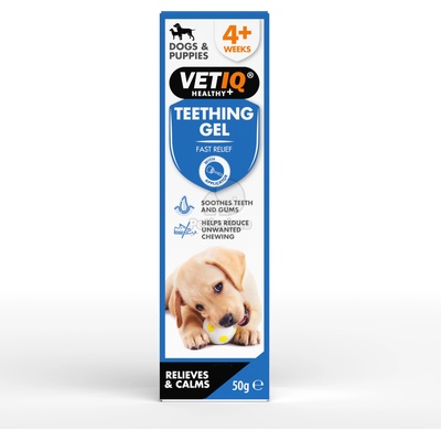 VetIQ Teething Gel Puppy - Зъбен гел за малки кученца 50 г