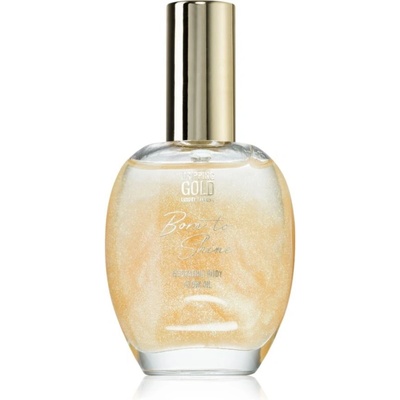 Sosu Born to Shine Hydrating Body Glow Oil ( zlatý ) hydratační olej na tělo se třpytkami 50 ml