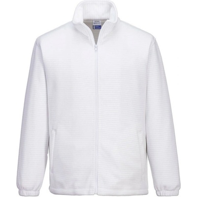 PortWest Mikina ESD AS26 na zip fleece antistatická černá
